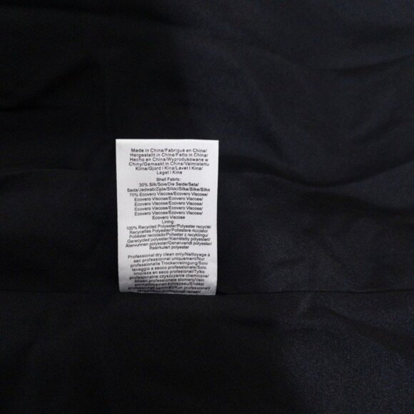 NWT Birgitte Herskind Timo Silk Maxi Slip Dress 40 Black 8 Maternity Friendly - Picture 9 of 10